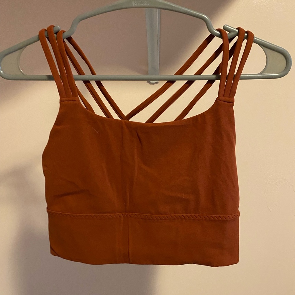 Athleta Rust Sports Bra